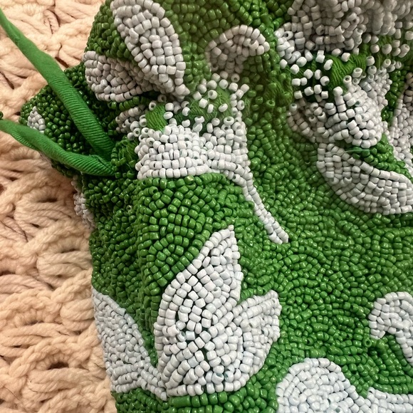 Kate Spade Beaded Bucket Bag! Tik Tok Famous! 🔥💙💚👜👛 - Picture 2 of 8